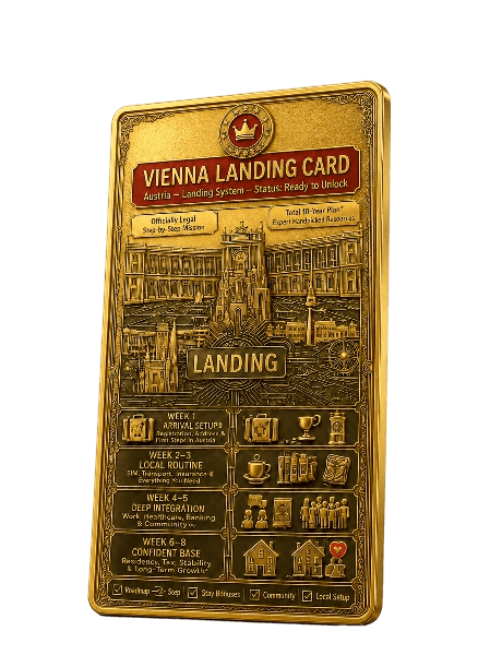 Austria Landing Card — Front